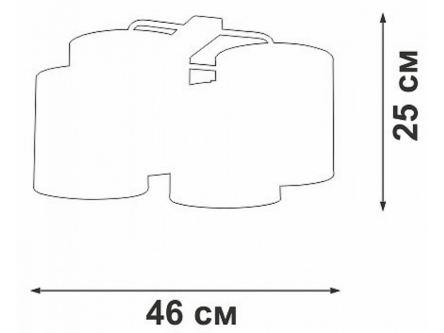 Потолочная люстра Vitaluce V2881 V28810-1/4PL