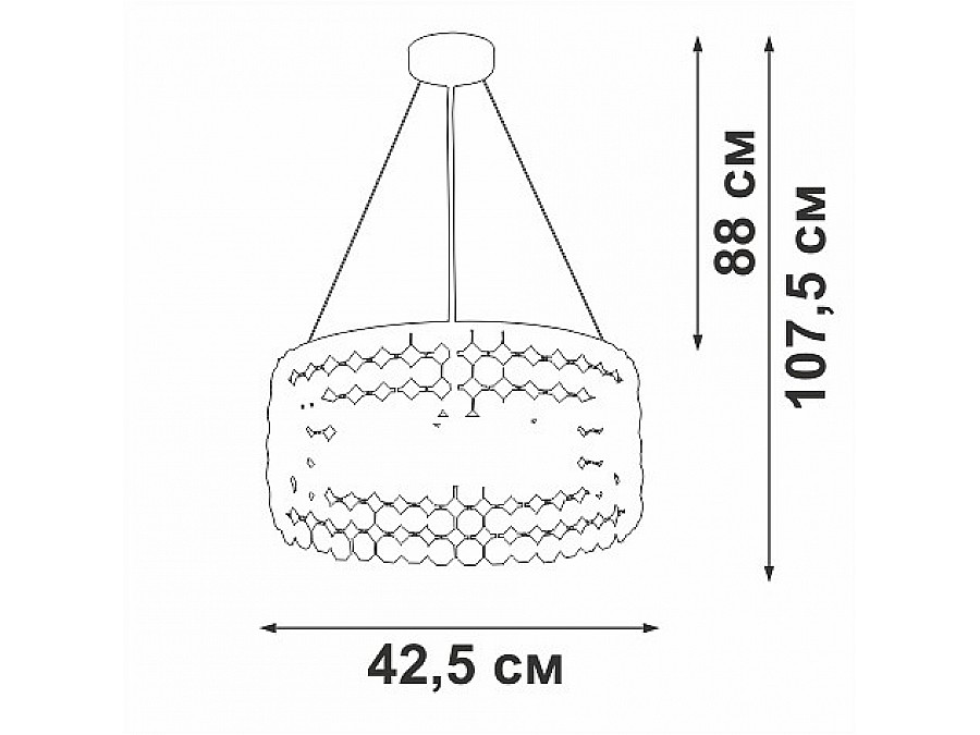 Подвесной светильник Vitaluce V5329 V5329-8/6S