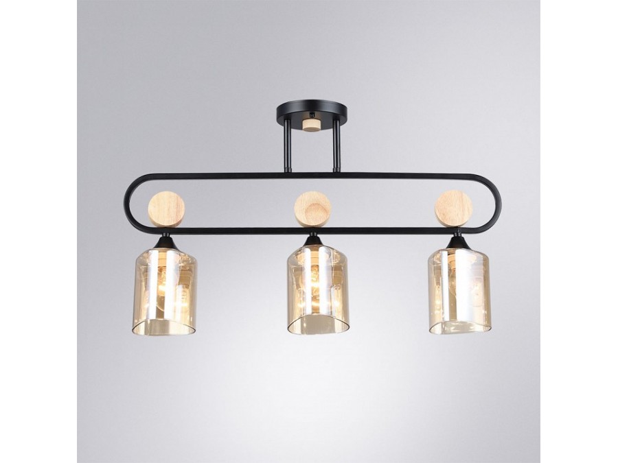 Светильник на штанге Arte Lamp Glamore A5076PL-3BK