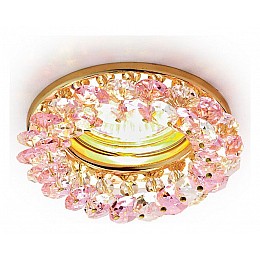 Встраиваемый светильник Ambrella Crystal K206 K206 PI/G