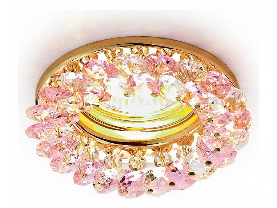 Встраиваемый светильник Ambrella Crystal K206 K206 PI/G