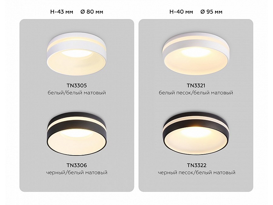 Встраиваемый светильник Ambrella Light TN TN3305