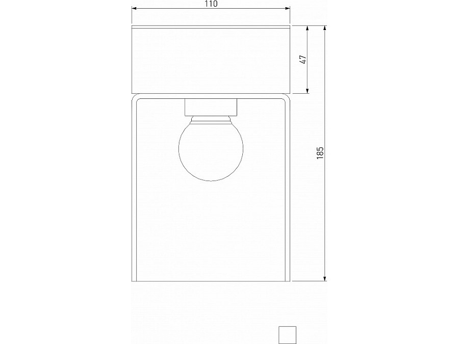 Накладной светильник Elektrostandard Atrani 35085/F
