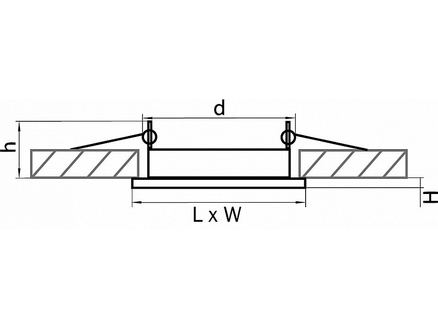 Встраиваемый светильник Lightstar Tensio 212122