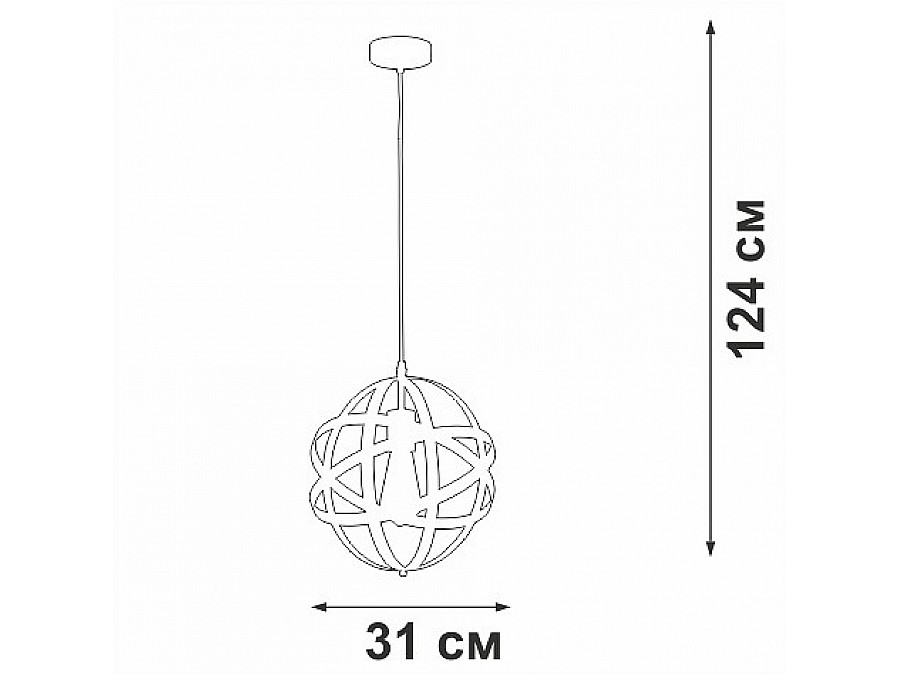 Подвесной светильник Vitaluce V3798 V3798-1/1S