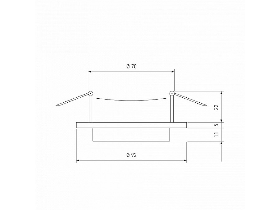 Встраиваемый светильник Elektrostandard 116 MR16 a053346