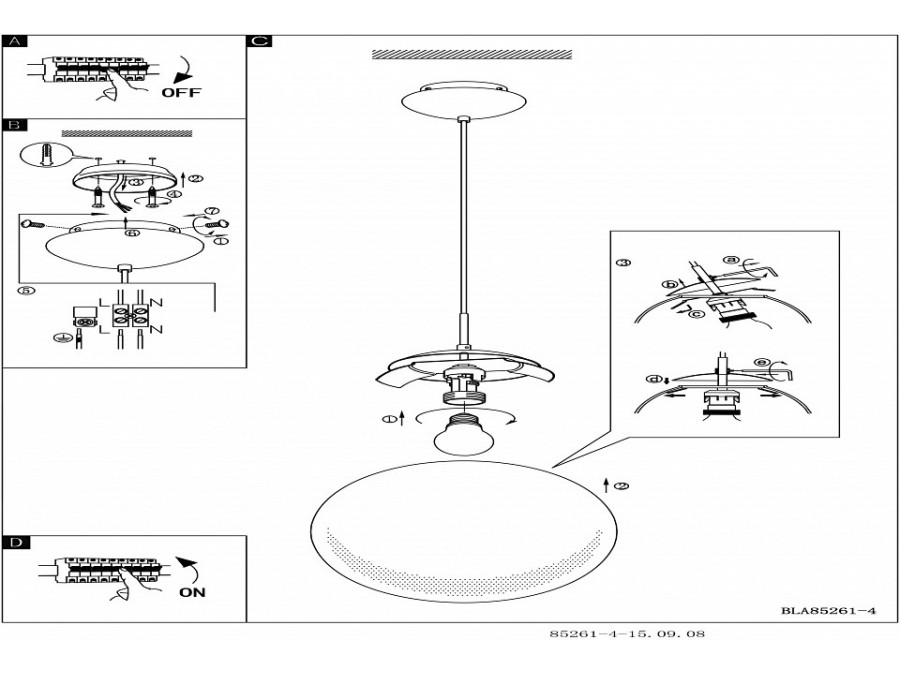 Подвесной светильник Eglo Rondo 85263