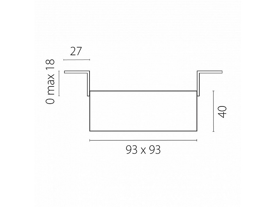 Встраиваемый светильник Lightstar Domino G214506