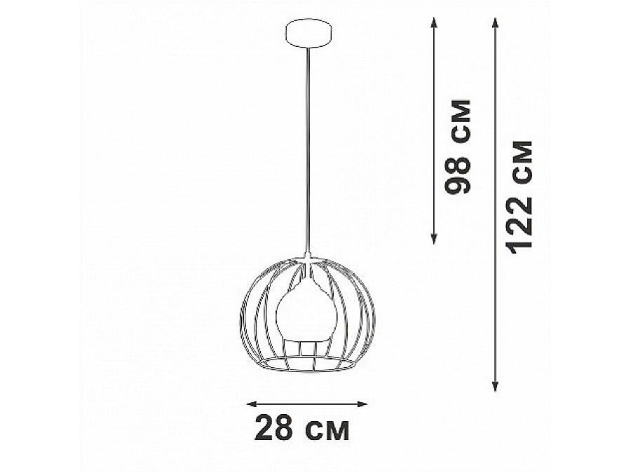 Подвесной светильник Vitaluce V3098 V3098-1/1S