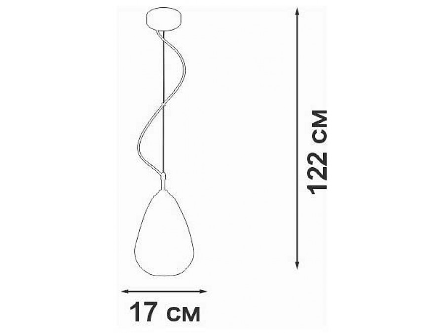 Подвесной светильник Vitaluce V2561 V2561-1/1S