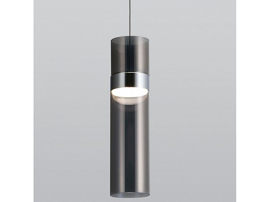 Подвесной светильник Eurosvet Lumen 50244/1 LED хром/дымчатый