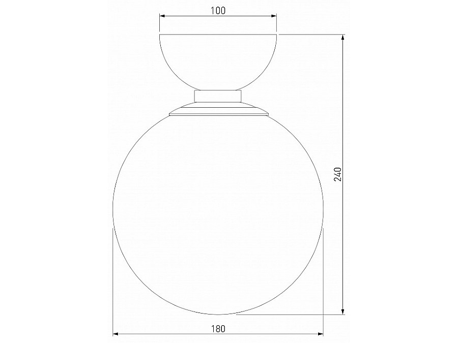 Накладной светильник Eurosvet Bubble a062585
