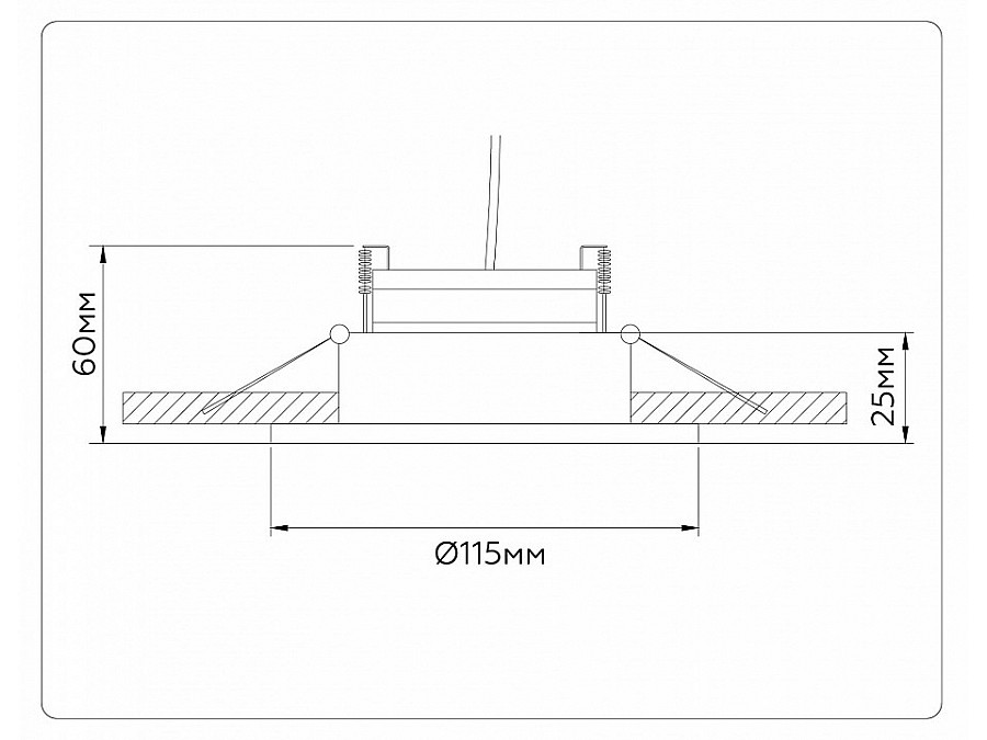 Встраиваемый светильник Ambrella Light TN TN52335