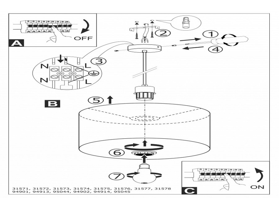 Подвесной светильник Eglo Pasteri 31573