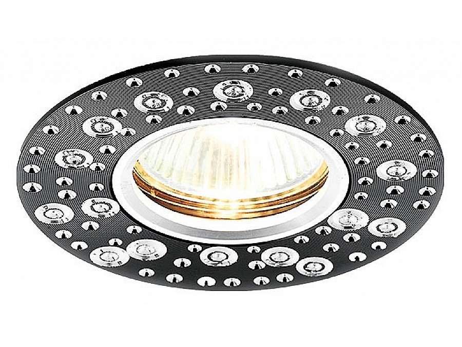 Встраиваемый светильник Ambrella Classic A801 A801 BK/AL