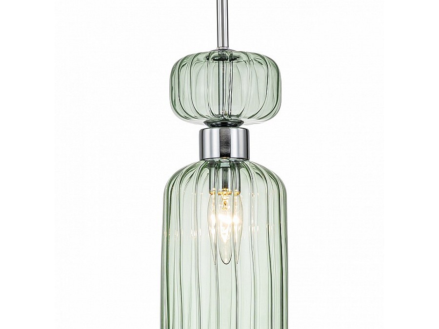 Подвесной светильник Escada Gloss 1141/1S Chrome/Green