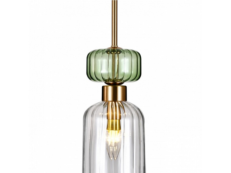 Подвесной светильник Escada  1141/1S Green/Clear