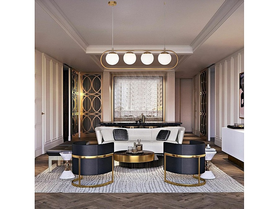 Подвесной светильник Eurosvet Ringo 50089/4 золото