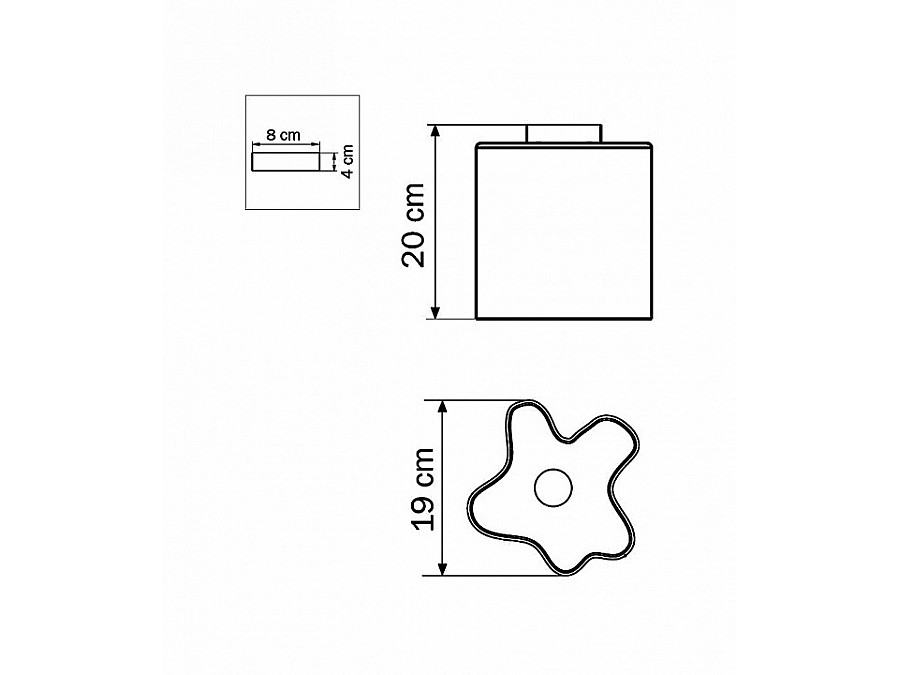 Накладной светильник Lightstar Nubi 802010