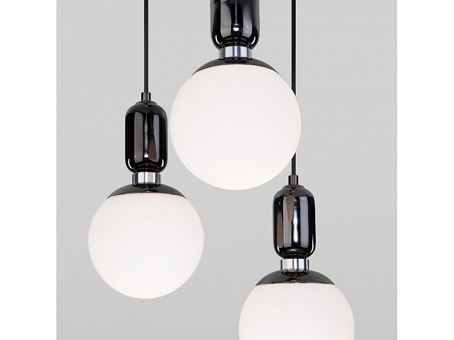 Подвесной светильник Eurosvet Bubble 50151/3 черный жемчуг
