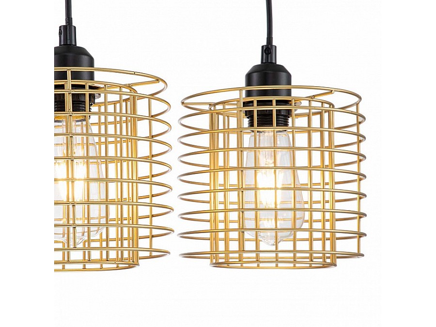 Подвесной светильник Escada Grid 10190/3S Gold