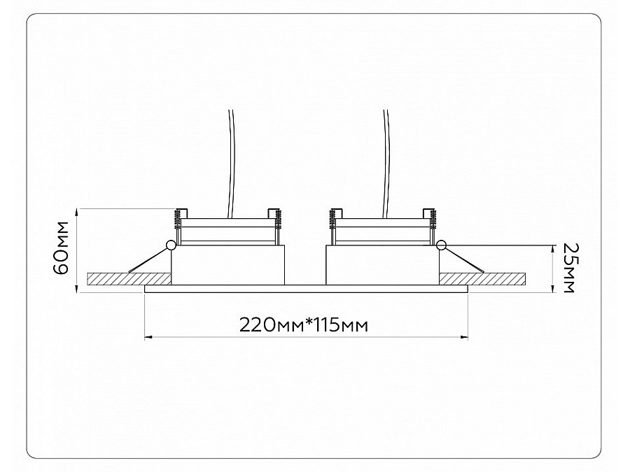 Встраиваемый светильник Ambrella Light TN TN52344