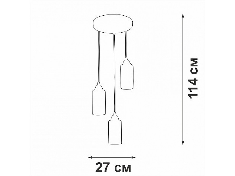 Подвесной светильник Vitaluce V3787 V3787-0/3S