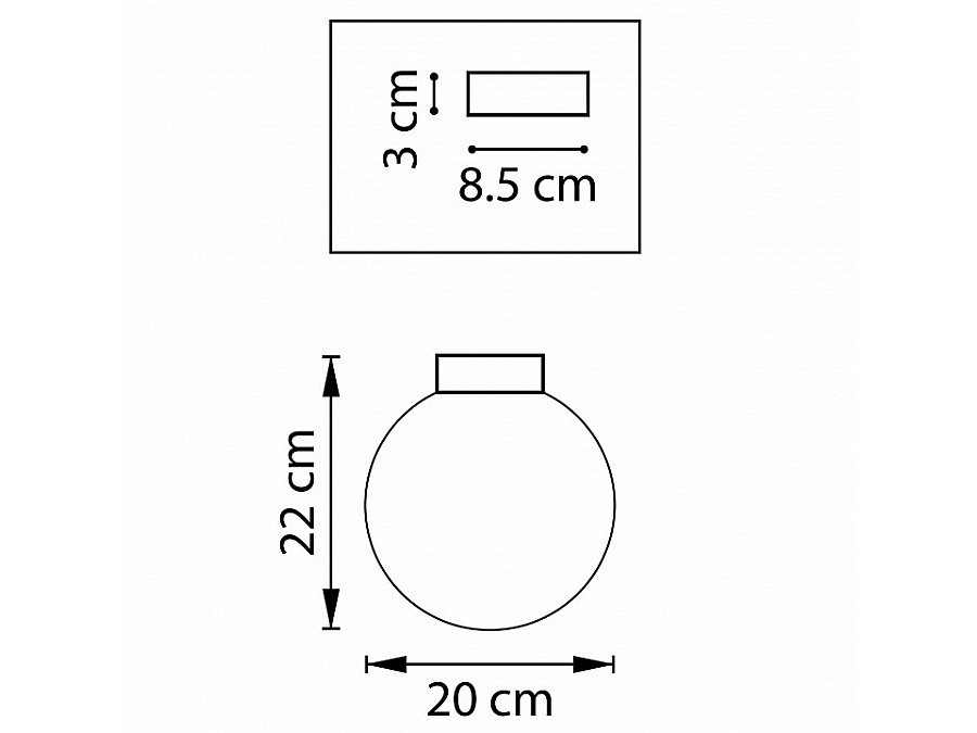 Накладной светильник Lightstar Globo 812027
