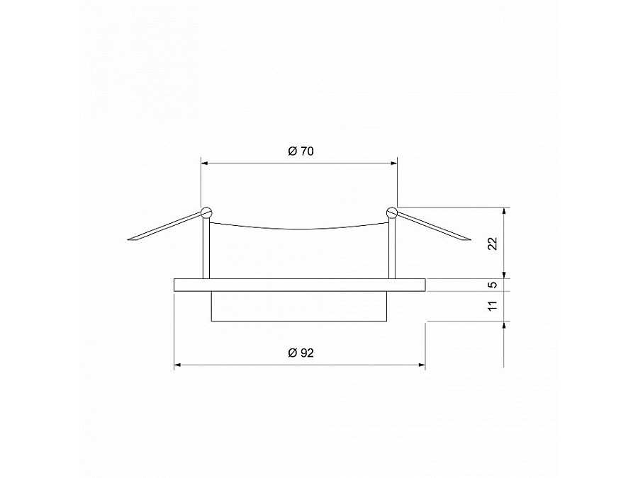 Встраиваемый светильник Elektrostandard 116 MR16 a053345