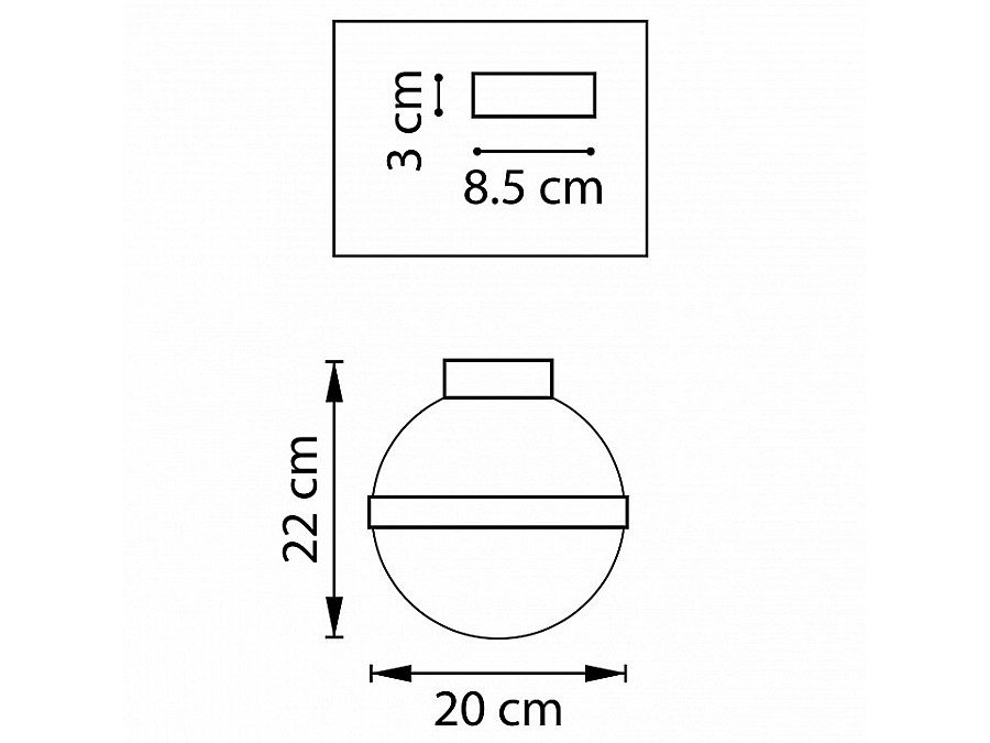 Накладной светильник Lightstar Globo 812117