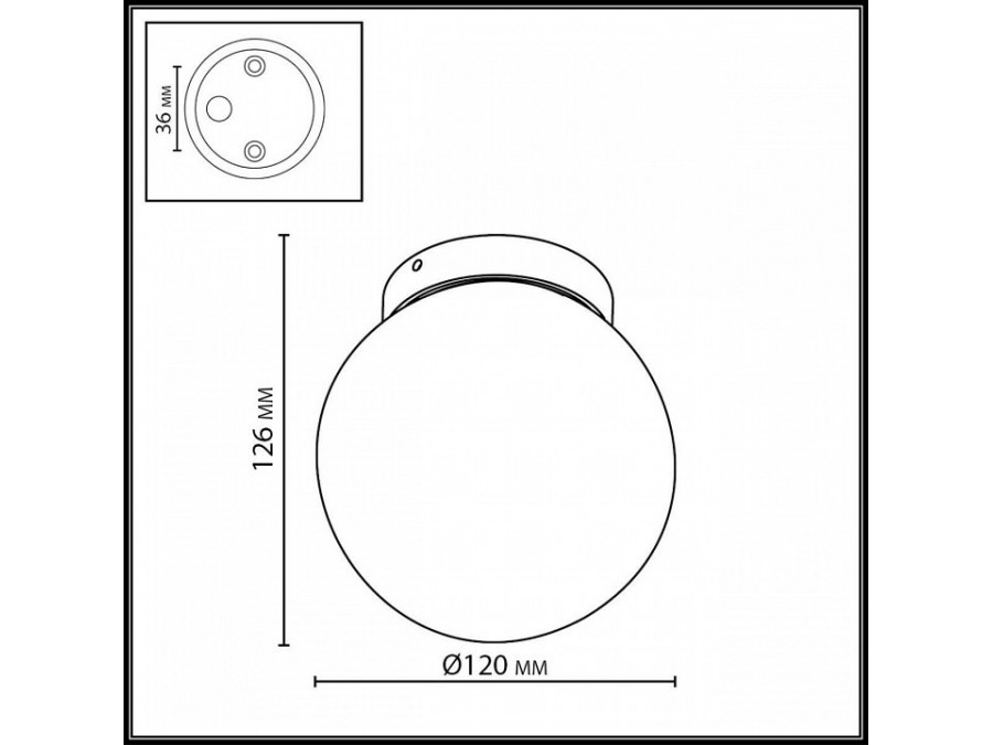 Накладной светильник Odeon Light NATURE 7124/1C