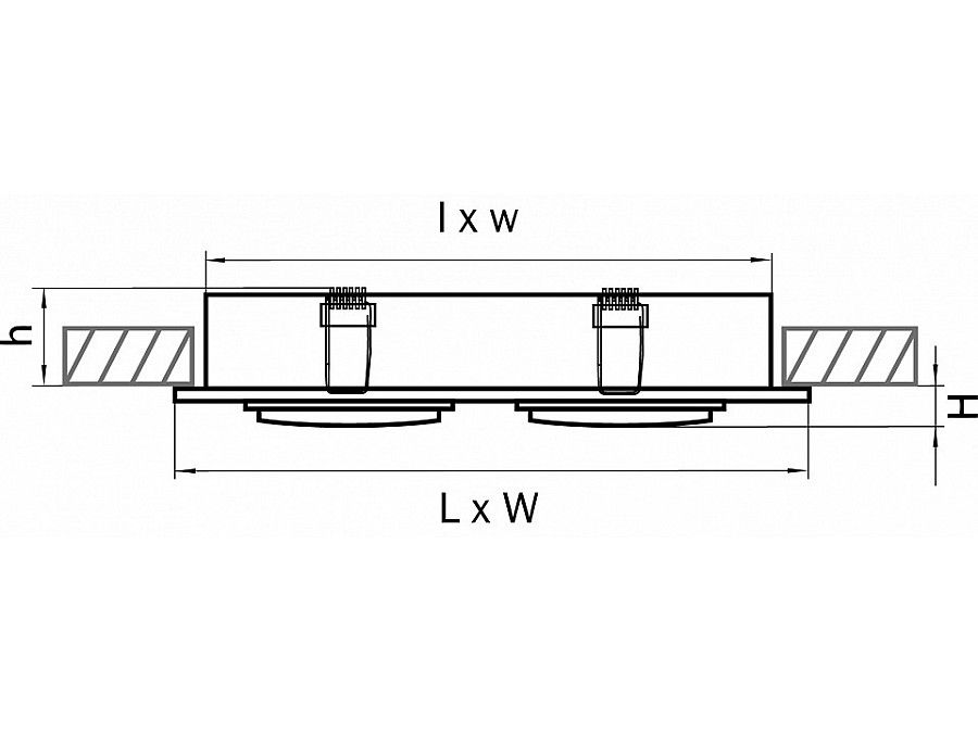 Встраиваемый светильник Lightstar Singo 011612