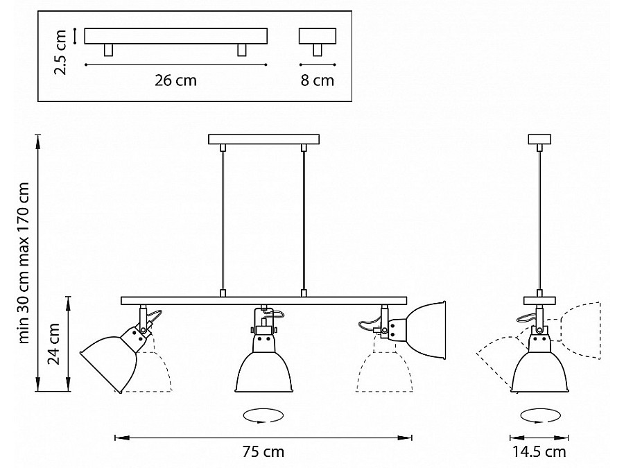 Подвесной светильник Lightstar Acrobata 761130