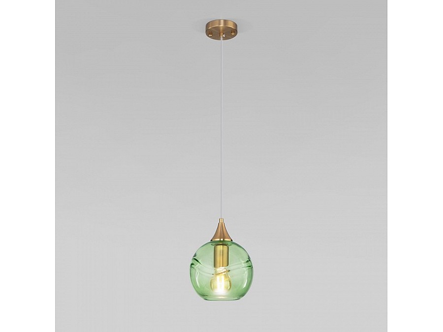 Подвесной светильник Eurosvet Lotus 50221/1 зеленый