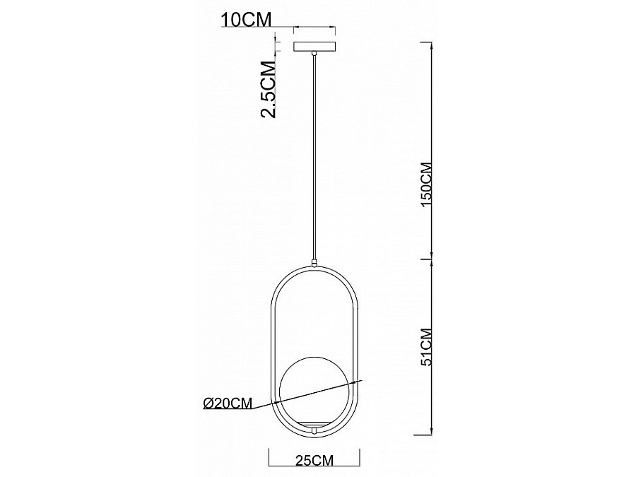 Подвесной светильник Arte Lamp Matisse A7746SP-1AB
