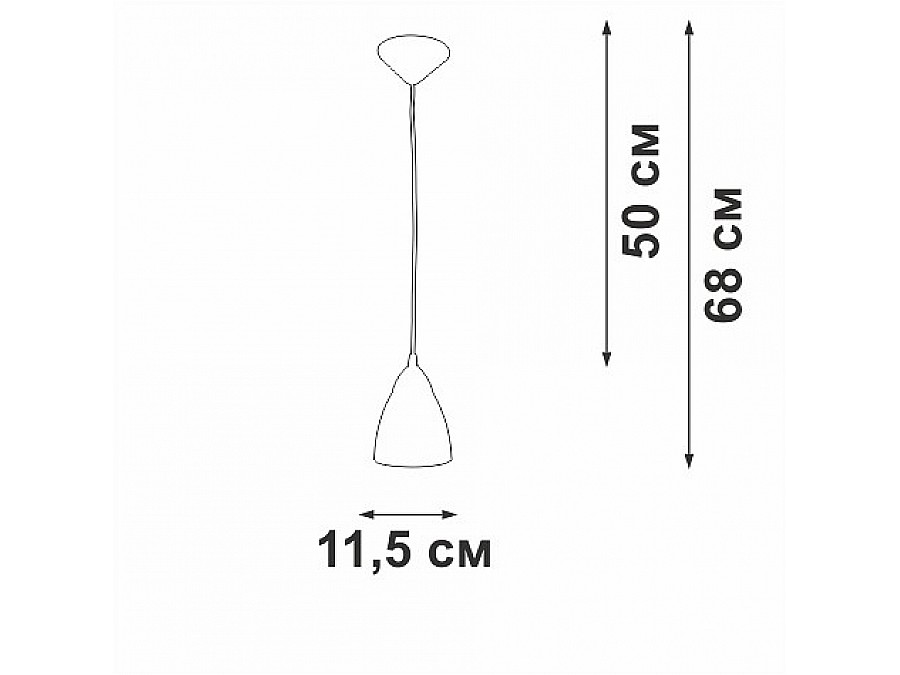 Подвесной светильник Vitaluce V2857 V2857-0/1S
