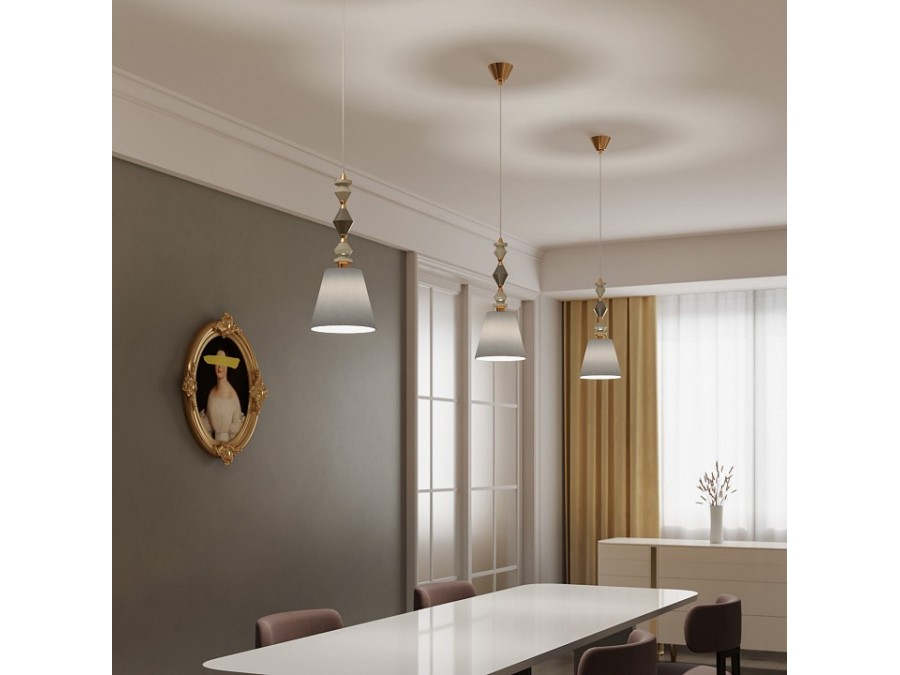 Подвесной светильник Eurosvet Olaria 104012 латунь