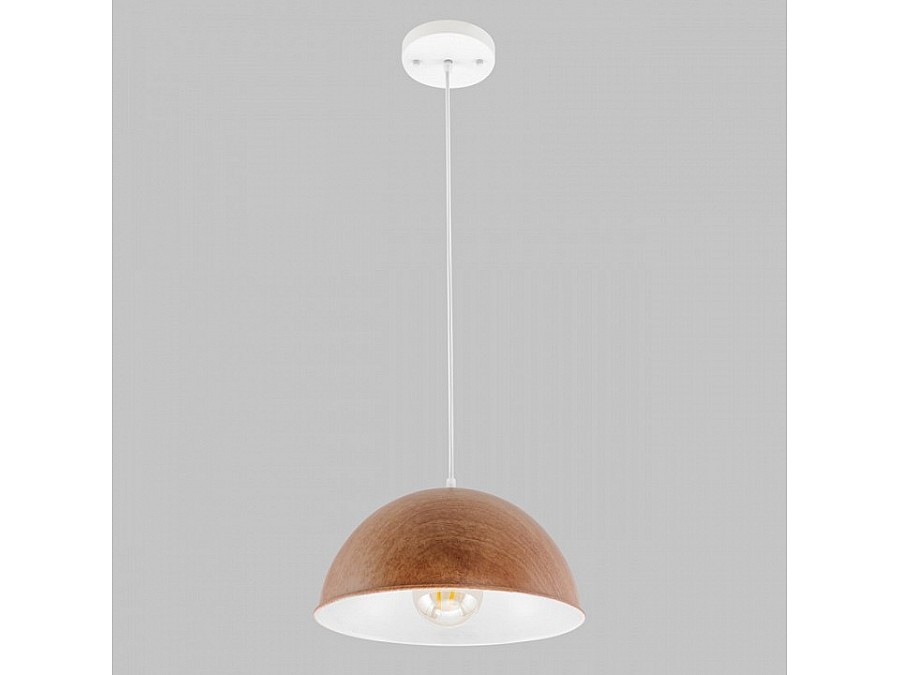 Подвесной светильник Imex MD.5660 MD.5660-1-P-WT+WOOD