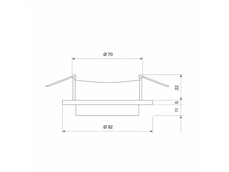 Встраиваемый светильник Elektrostandard 113 MR16 a053343