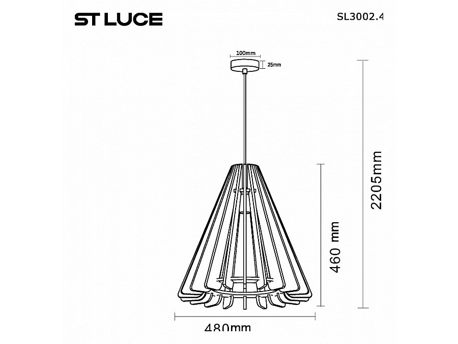 Подвесной светильник ST-Luce Sentito SL3002.403.01