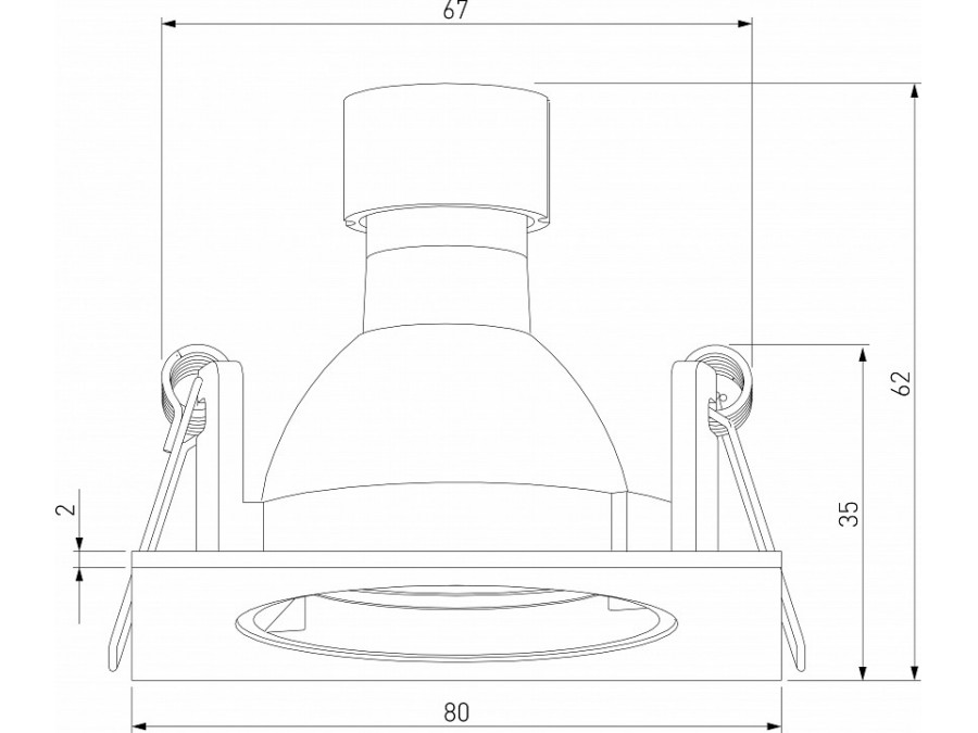 Встраиваемый светильник Elektrostandard Minnie a067710