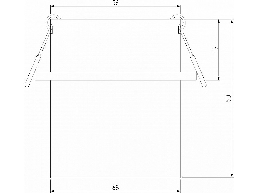 Встраиваемый светильник Elektrostandard Moll a064244