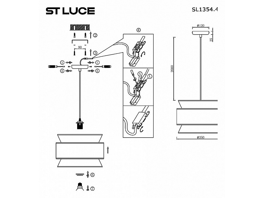 Подвесной светильник ST-Luce Jackie SL1354.403.01
