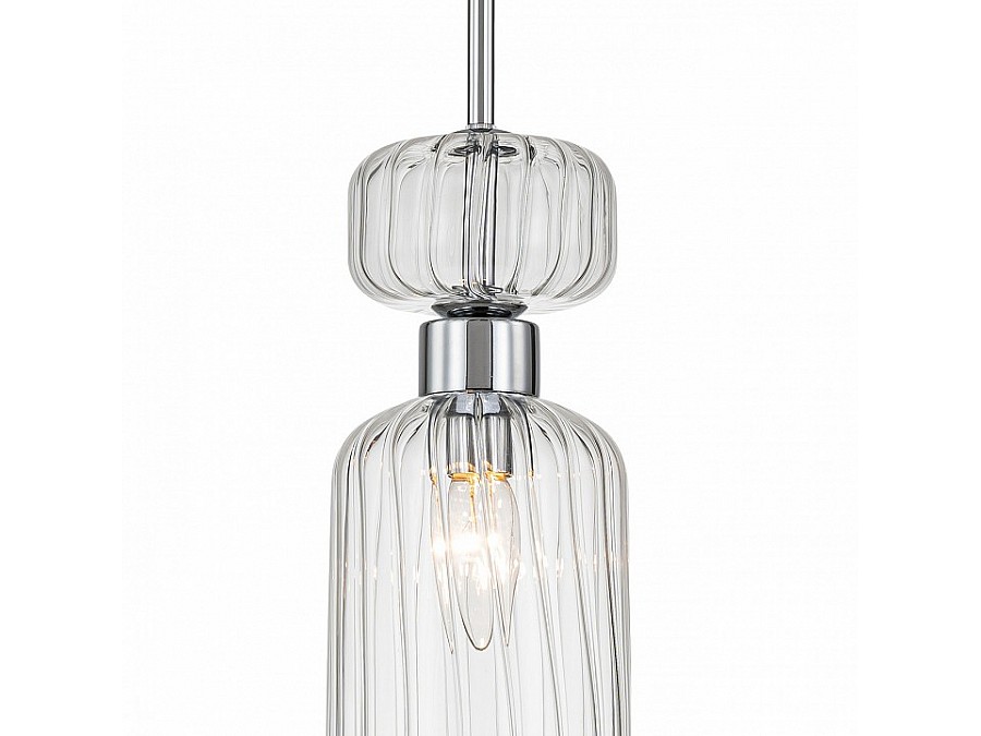 Подвесной светильник Escada Gloss 1141/1S Chrome/Clear