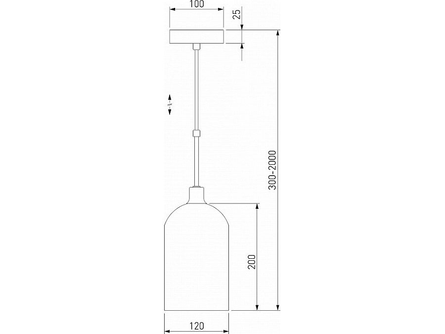 Подвесной светильник Eurosvet Bambola 50357/1 латунь
