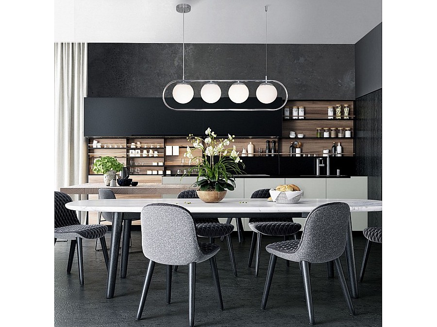 Подвесной светильник Eurosvet Ringo 50089/4 хром