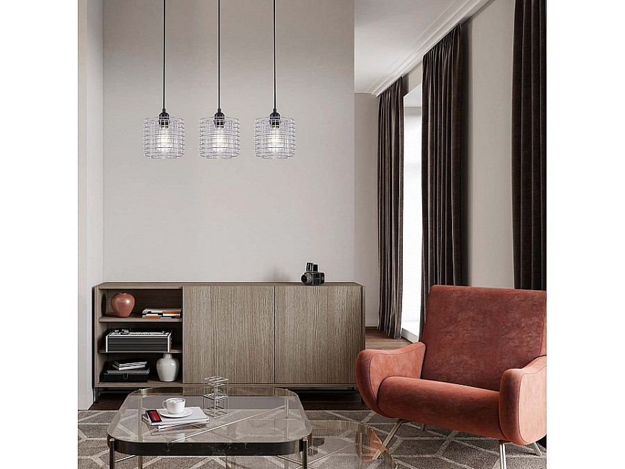 Подвесной светильник Escada Grid 10190/3S Chrome