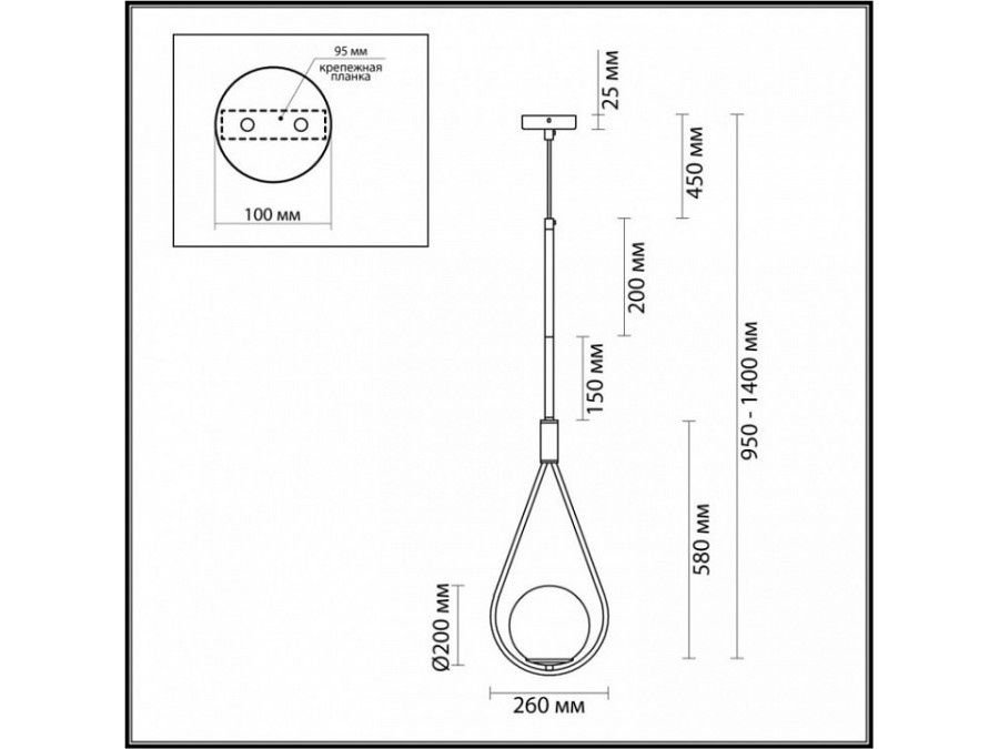 Подвесной светильник Odeon Light Flari 4810/1A