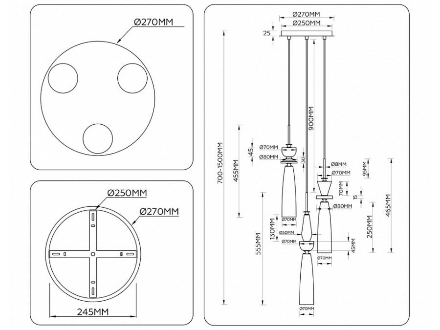 Подвесной светильник Ambrella Light LH LH75367