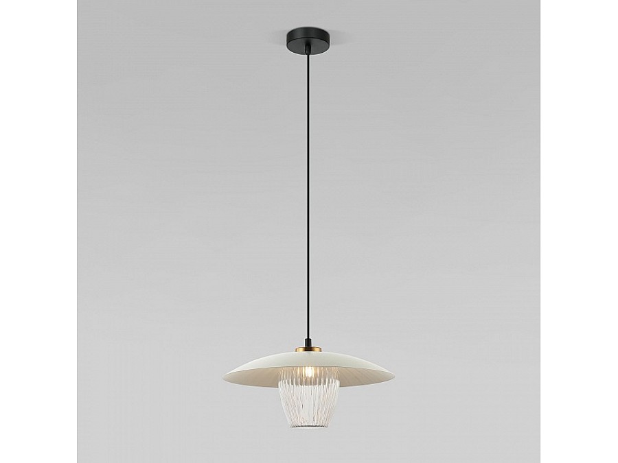 Подвесной светильник Eurosvet Kamari 50259/1 белый/прозрачный